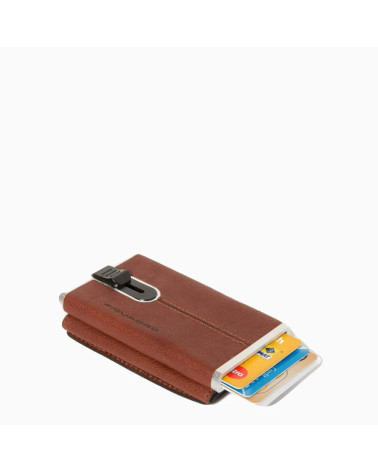 Piquadro Black Square Kreditkartenetui Leder RFID - Top Angebot!